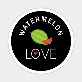 Watermelon Love Food Plant Magnet